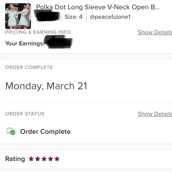 Green Polka Dot Long Sleeve V-Neck Open Back Backless Mini Dress - Picture 3 of 11